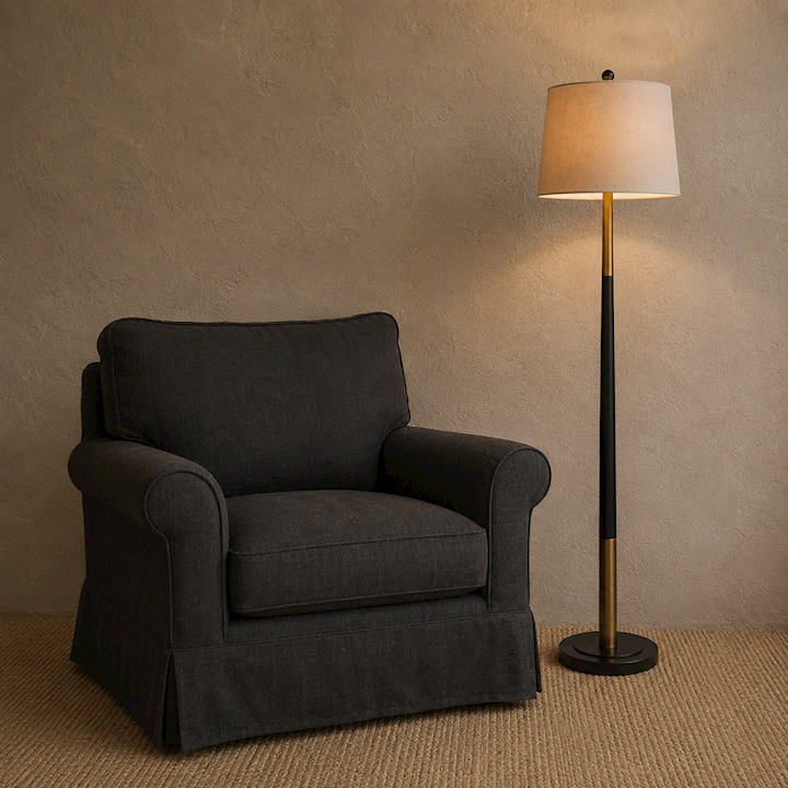 BISCAY FLOOR LAMP 38x38x152cm